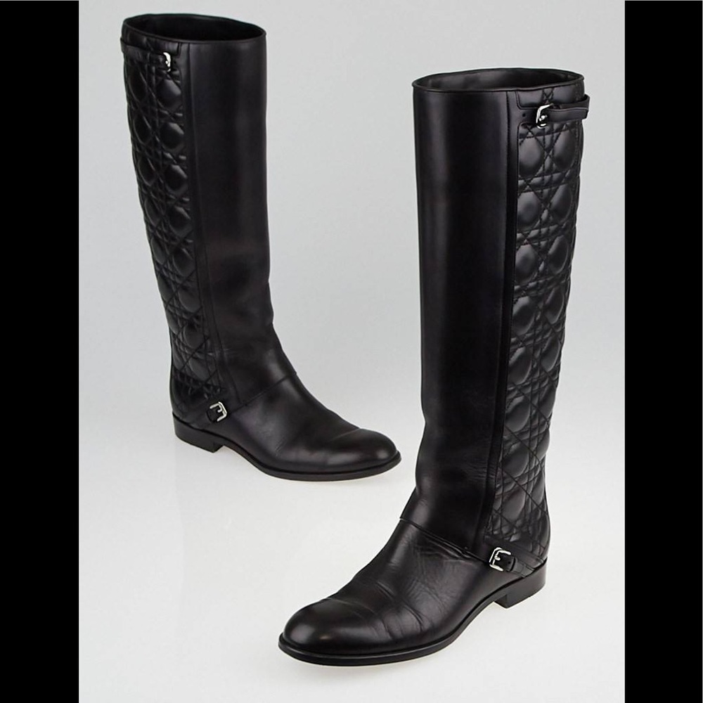 Christian Dior Cannage Stitch Boot